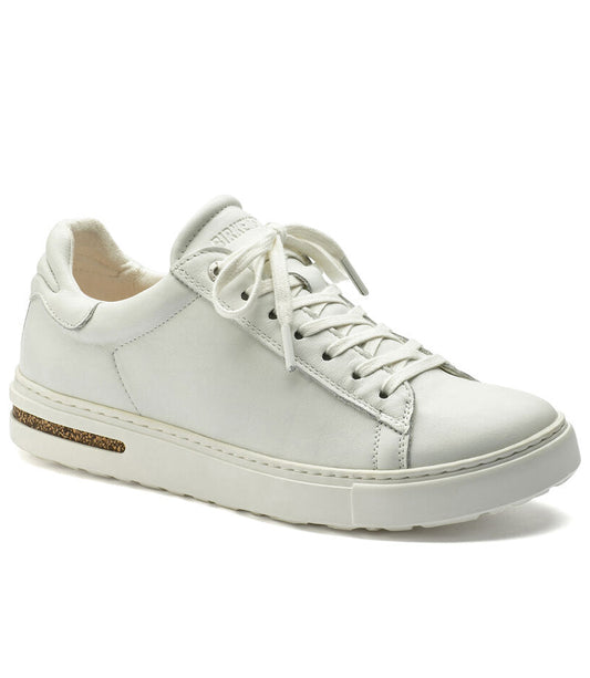 Bend in White Leather Regular Width by Birkenstock